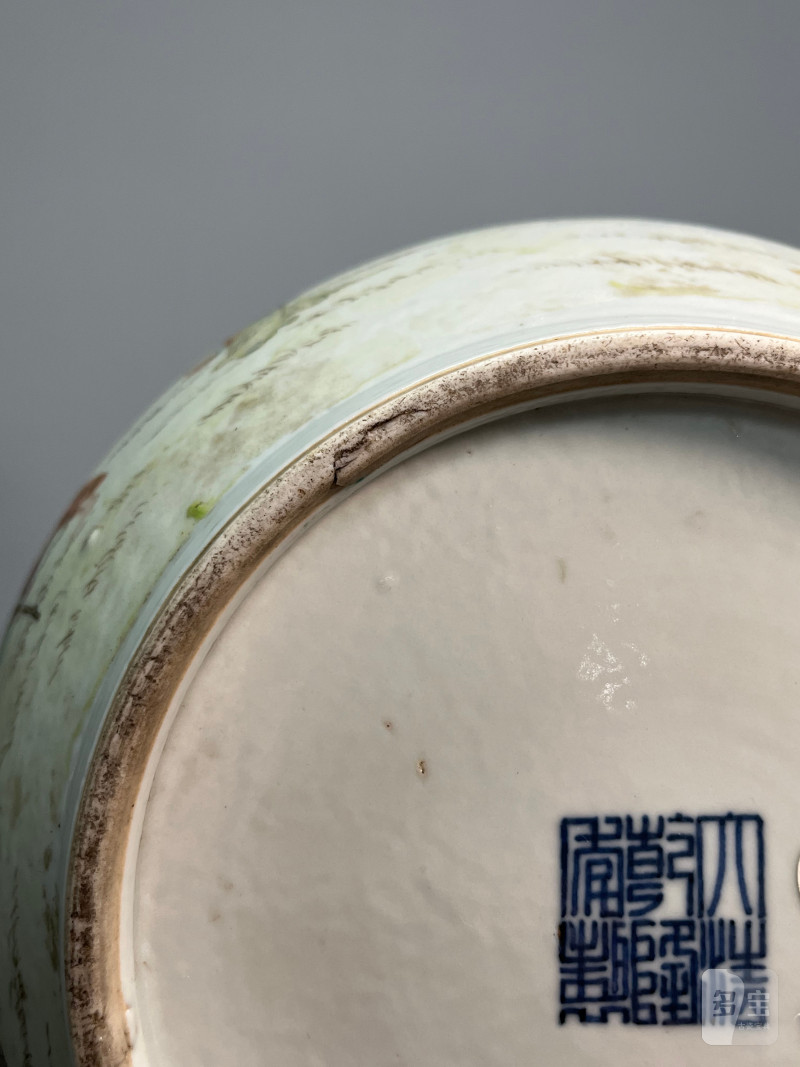 清晚期  粉彩鹿头尊 - 图17